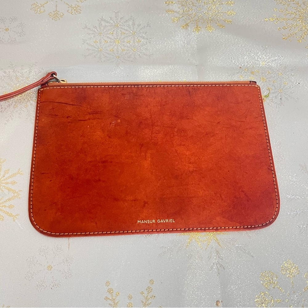 Mansur Gavriel Vibrant Red Leather Accessory